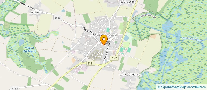 localisation de l'entreprise CADIET JEANNE ET MAURICE  SAINT-LYPHARD