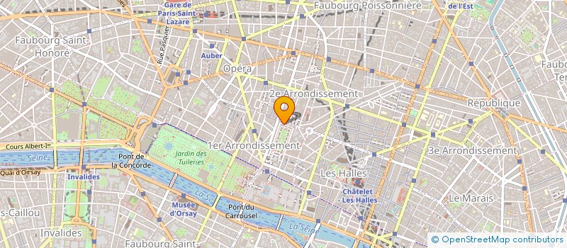 localisation de l'entreprise CADIHALL à PARIS 01