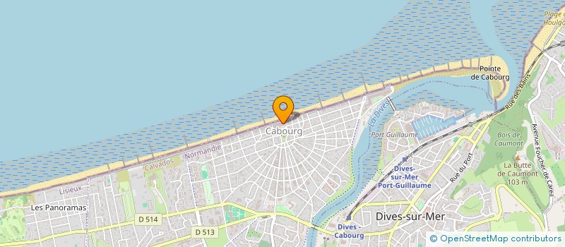 localisation de l'entreprise CADIHO PLONGEE  DIVES-SUR-MER