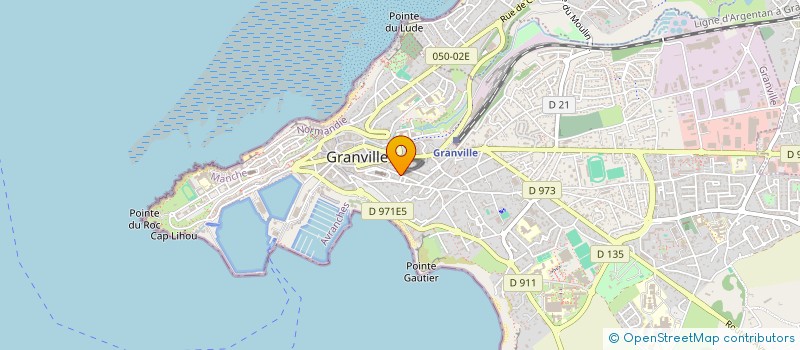 localisation de l'entreprise CADILA à GRANVILLE