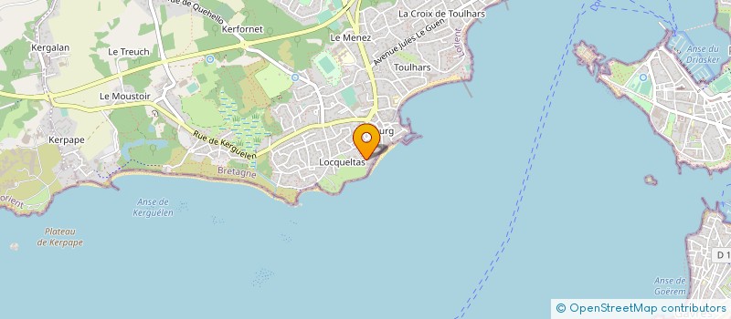 localisation de l'entreprise CADILAP à LARMOR-PLAGE