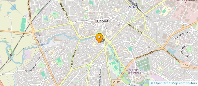 localisation de l'entreprise CADILI à CHOLET