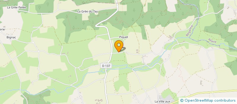 localisation de l'entreprise CADILIGE  BEGANNE