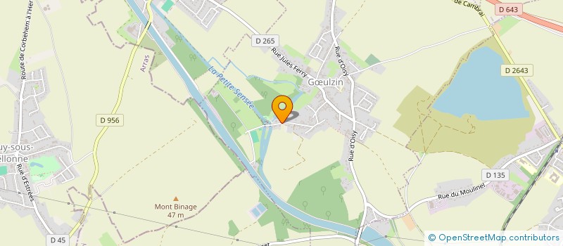 localisation de l'entreprise CADILLAC  GULZIN