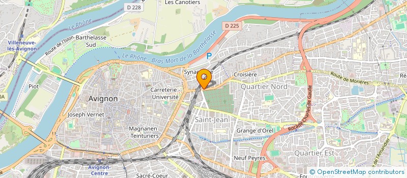 localisation de l'entreprise CADILLAC CAFE  AVIGNON