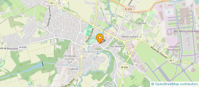 localisation de l'entreprise CADILY à CORNEBARRIEU