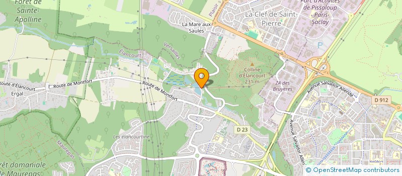 localisation de l'entreprise CADIMATEX  ELANCOURT