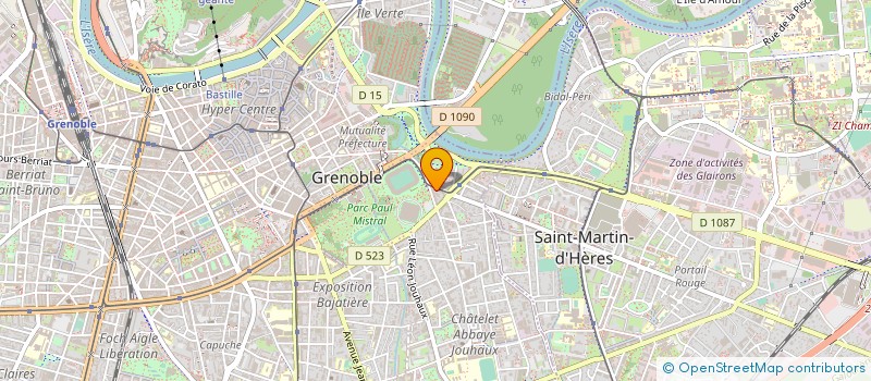 localisation de l'entreprise CADIMEX FRANCE  GRENOBLE