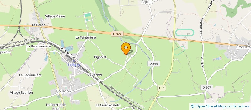 localisation de l'entreprise CADIMMO  FOLLIGNY