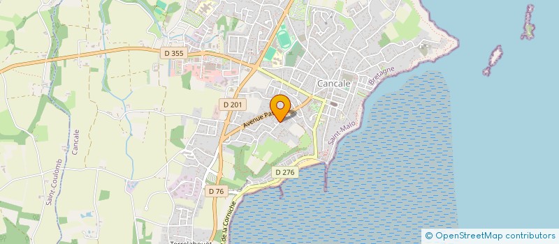 localisation de l'entreprise CADIOU  CANCALE