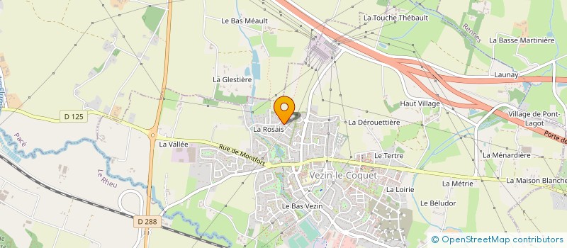 localisation de l'entreprise CADIOU-RUAULT HOLDING  VEZIN-LE-COQUET