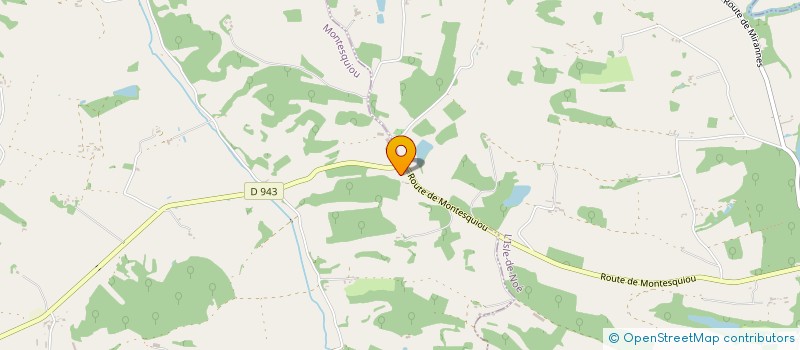 localisation de l'entreprise CADIRAN DE BAS  MONTESQUIOU