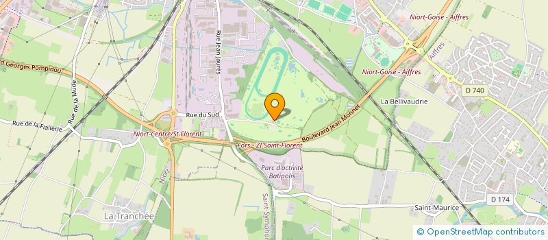 localisation de l'entreprise CADIRE  NIORT