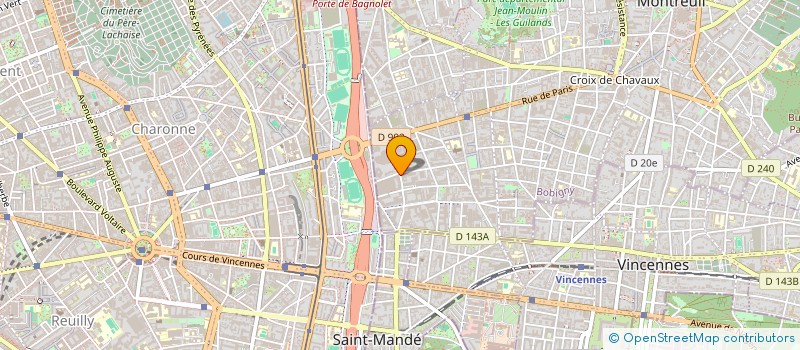 localisation de l'entreprise CADIRECT à MONTREUIL