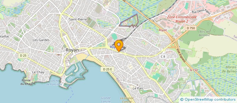 localisation de l'entreprise CADIVIC  ROYAN