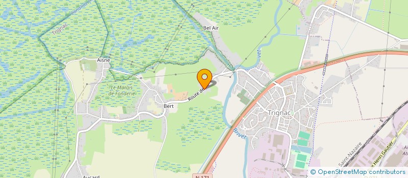 localisation de l'entreprise CADIWEN  TRIGNAC