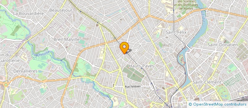 localisation de l'entreprise CADIX à NANTES