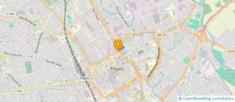 localisation de l'entreprise CADIXE à TROYES