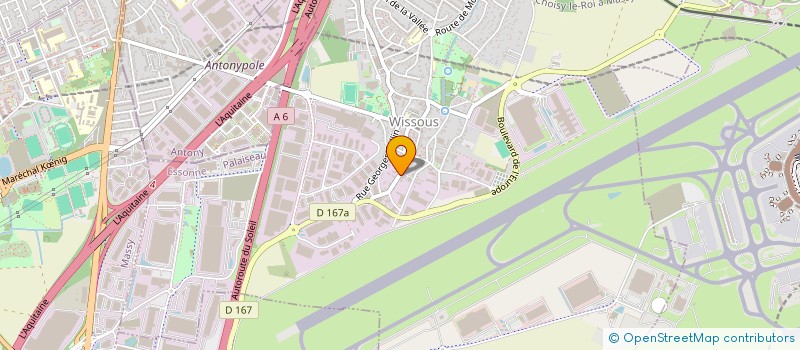 localisation de l'entreprise CADL INVESTISSEMENT  WISSOUS
