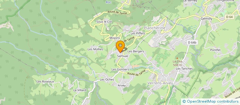 localisation de l'entreprise CADM  VERRENS-ARVEY