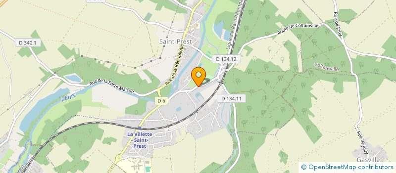 localisation de l'entreprise CADMEDIAPLUS à SAINT-PREST