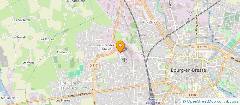 localisation de l'entreprise CADNOV à SAINT-DENIS-LES-BOURG