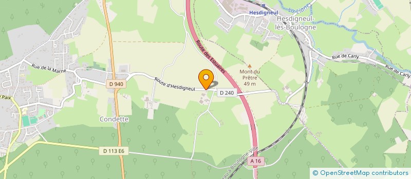 localisation de l'entreprise CADO  CONDETTE