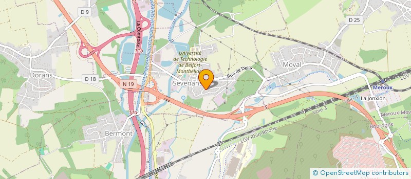 localisation de l'entreprise CADO  SEVENANS