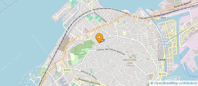 localisation de l'entreprise CADO  SETE