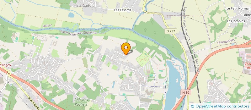 localisation de l'entreprise CADO à SAINT-YRIEIX-SUR-CHARENTE