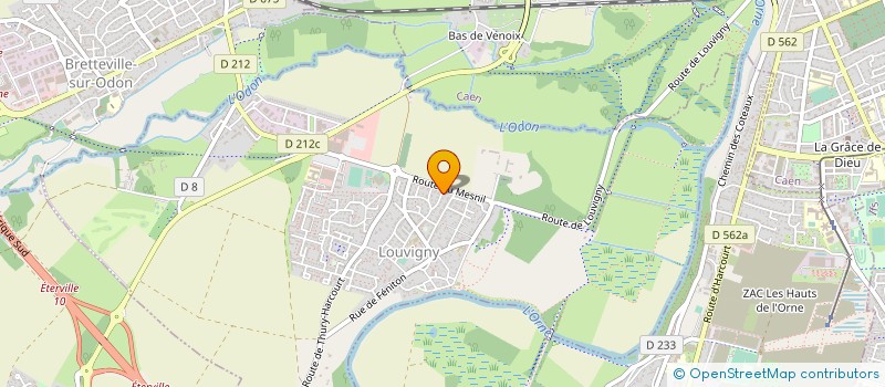 localisation de l'entreprise CADO  LOUVIGNY