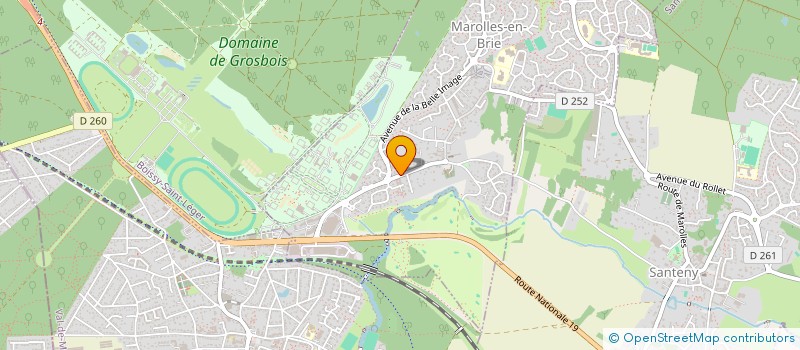 localisation de l'entreprise CADO  MAROLLES-EN-BRIE