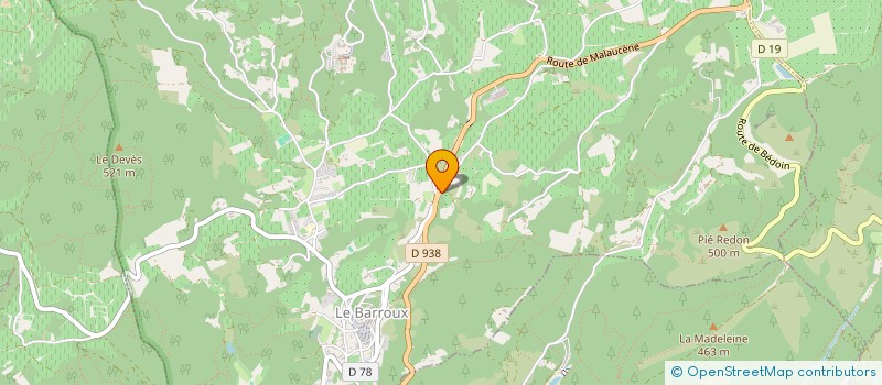 localisation de l'entreprise CADO  LE BARROUX