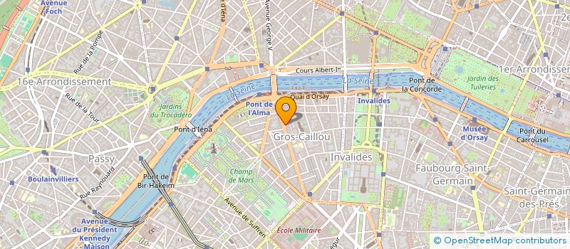 localisation de l'entreprise CADO, CERCLE DES ANCIENS DE L'ORGANISATION INTERNATIONALE DE LA FRANCOPHONIE  PARIS