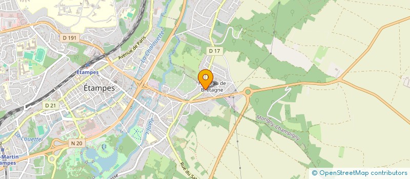 localisation de l'entreprise CADO COUVERTURE  ETAMPES