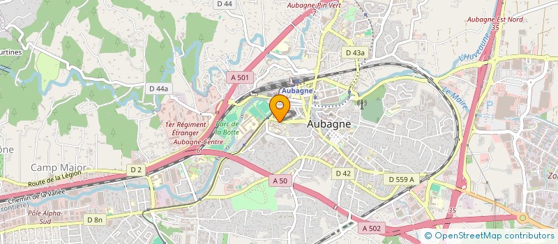 localisation de l'entreprise CADO RESTO à AUBAGNE