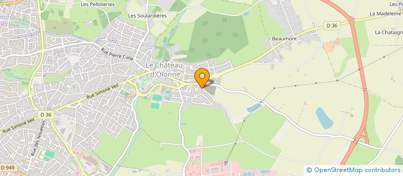 localisation de l'entreprise CADOCEAN à LES SABLES D'OLONNE