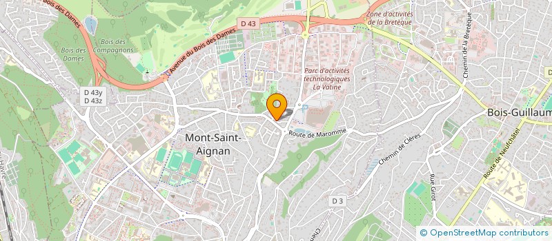 localisation de l'entreprise CADOCHA  MONT-SAINT-AIGNAN