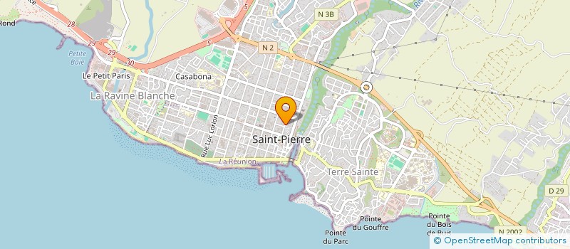 localisation de l'entreprise CADODES à SAINT-PIERRE
