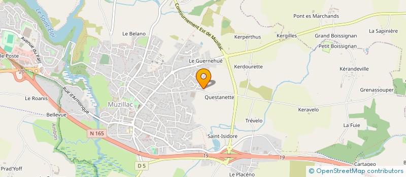 localisation de l'entreprise CADOFLO  MUZILLAC