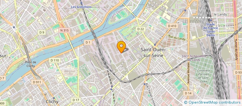 localisation de l'entreprise CADOGAN TATE PARIS SAS à SAINT-OUEN-SUR-SEINE