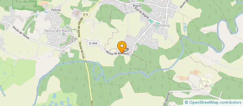 localisation de l'entreprise CADOLARO  OEYRELUY