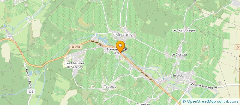 localisation de l'entreprise CADOLE TWO  MERCUREY