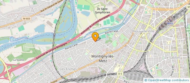 localisation de l'entreprise CADOMAMA à MONTIGNY-LES-METZ