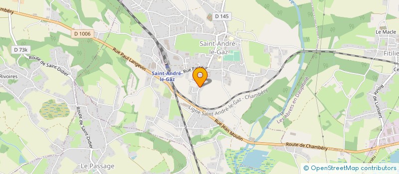 localisation de l'entreprise CADOMESSIN  LES ABRETS-EN-DAUPHINE