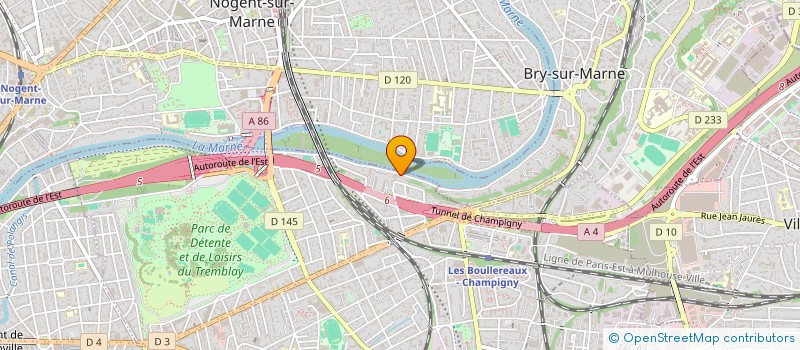 localisation de l'entreprise CADOMILLE à CHAMPIGNY-SUR-MARNE