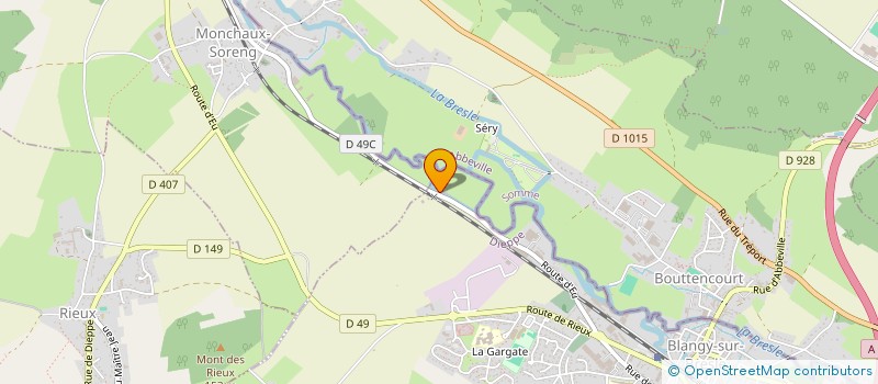 localisation de l'entreprise CADOMUM à BLANGY-SUR-BRESLE