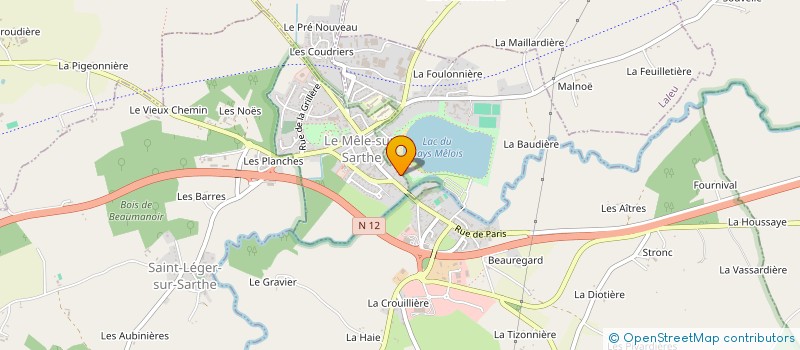 localisation de l'entreprise CADON & CO à LE MELE-SUR-SARTHE