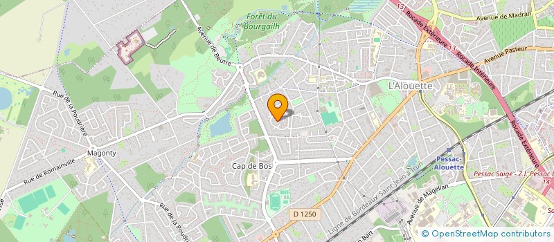 localisation de l'entreprise CADOQ  PESSAC