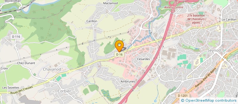 localisation de l'entreprise CADOR EN GRAND à CHAVANOD